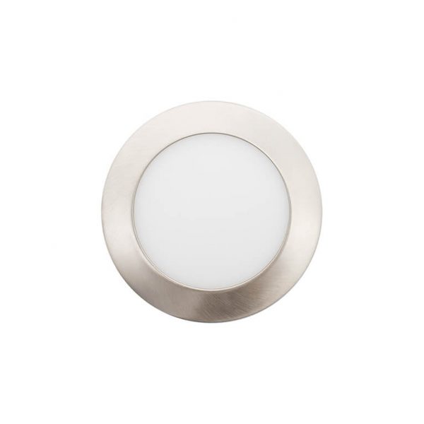 Painel LED Redondo Encastrar 5W 6500K Níquel