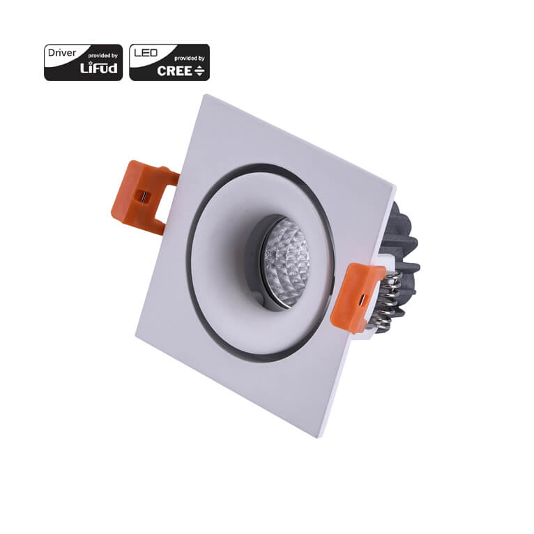 Downlight LED 10W Quadrado 4000K 