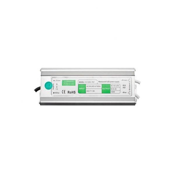 Transformador Estanque p/ Fita LED 100W 8.5A