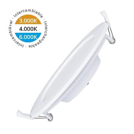 Downlight LED PRO CCT Redondo 3A 12W 