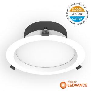 Downlight LED CCT Redondo Dimável 11W- 5ANOS GARANTIA