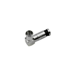 Ficha Tipo F 90o Compressao RG6 FCM 90o Rapida