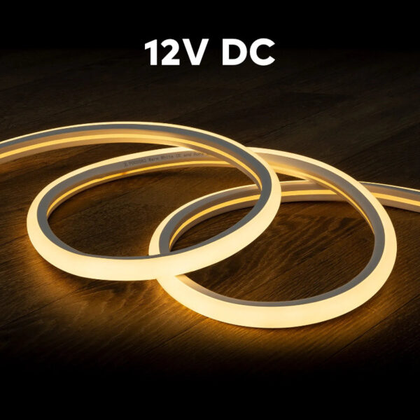 LED Neon Flex 12V Amarelo 9.6Wm IP65 eficilux