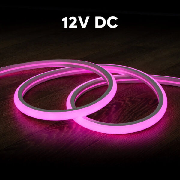 LED Neon Flex 12V Rosa 9.6Wm IP65 eficilux
