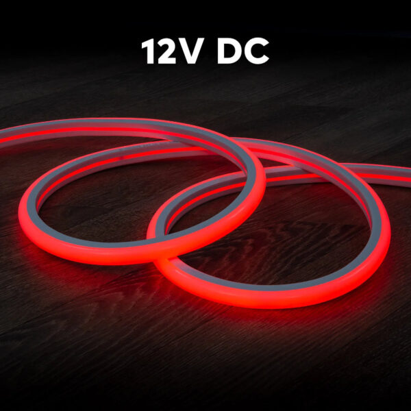 LED Neon Flex 12V Vermelho 9.6Wm IP65 eficilux