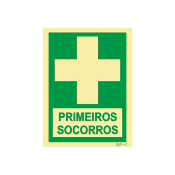 Sinal Primeiros Socorros 150x200 10163 FL