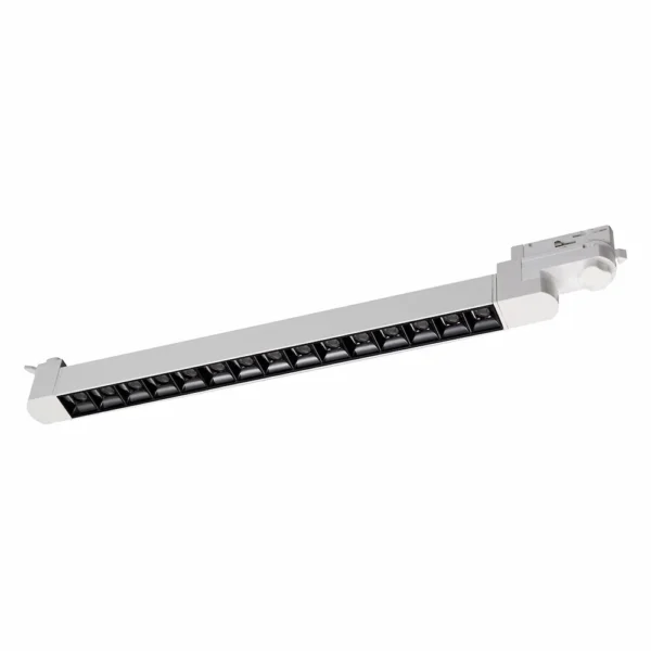 Linear de Calha Led Aura 3 Circuitos 15W 3000K 1200lm Branco