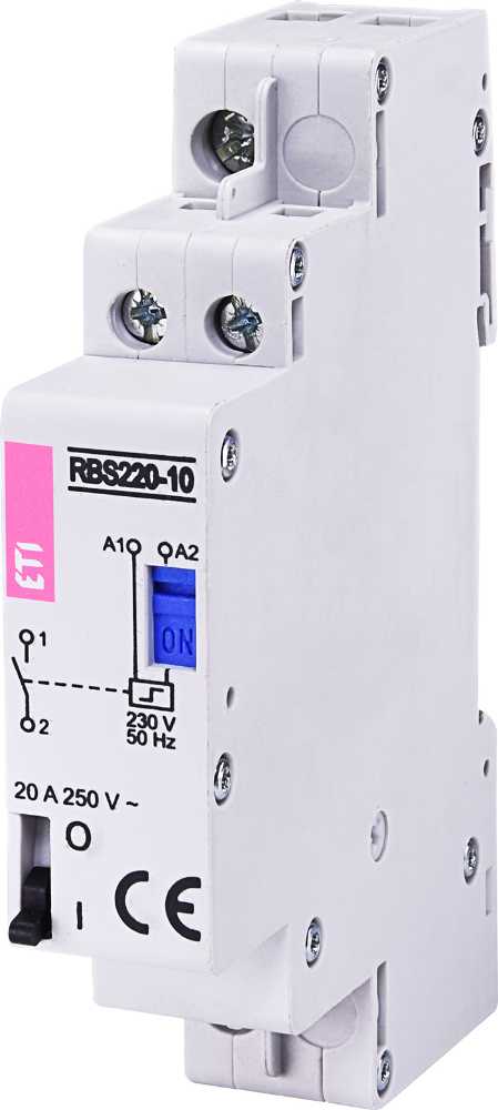 Telerruptor de potência RBS225-11 (25A AC1) 1NA+1NF. 24V∼ Telerruptor de potência RBS225-11 (25A AC1) 1NA+1NF. 24V∼
