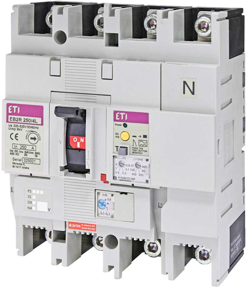 Disj diferencial caixa moldada EB2R 250L 4P 250A, 0.03-3A, 25/19KA 1 004671584 photo.jpg