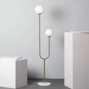 candeeiro de pe metal e vidro moonlight brass 2 focos.jpg