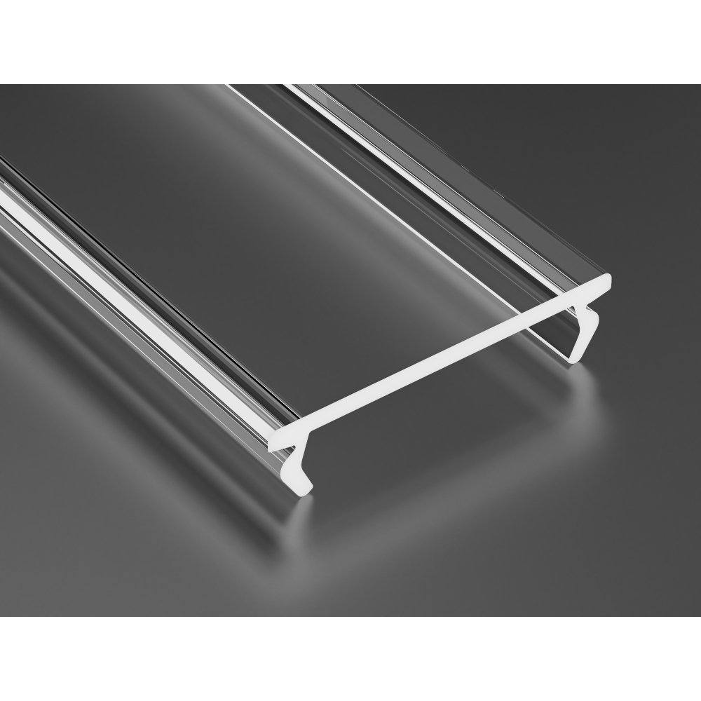 Difusor PMMA Transparente Linha DESIGN DF3T Difusor PMMA Transparente Linha DESIGN DF3T