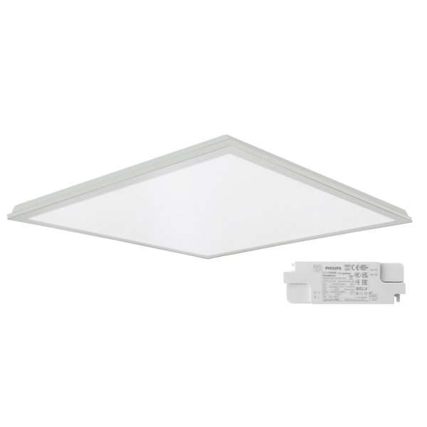 panel led 36w 595x595x290mm 120lm w 4000k cri 80 ugr 19 driver philips 5 anos garantia.jpg