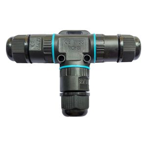 Conector 3 Salidas T Ip68 16A 450Vac 3X 0.5Mm/2.5Mm Conexión Rapida F2055