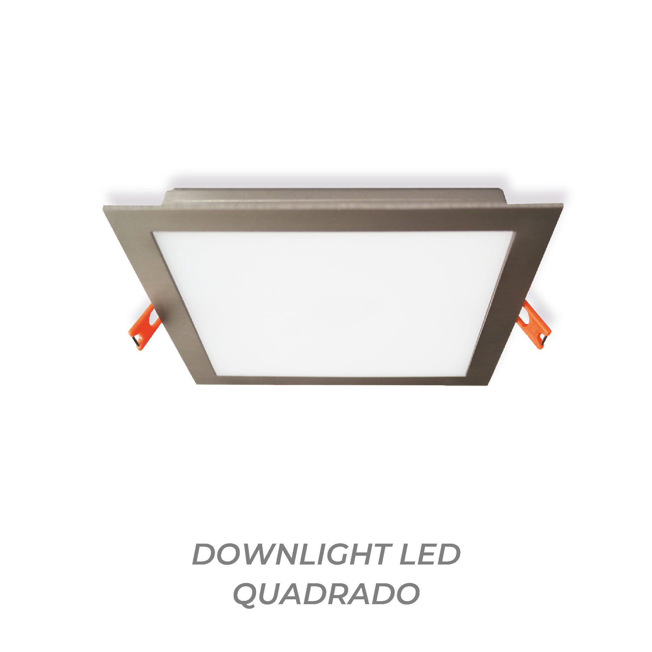 Downlight LED Quadrado 6W 3000K Aço ESL9106WW 2 Downlight LED Quadrado 6W 3000K Aço ESL9106WW - Image 2