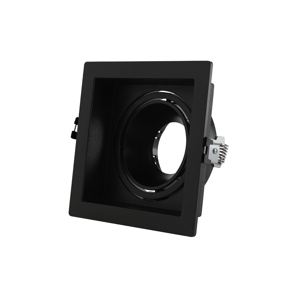 Aro Quadrado ORIENTÁVEL PETRA Preto Mate 2 Aro Quadrado ORIENTÁVEL PETRA Preto Mate - Image 2