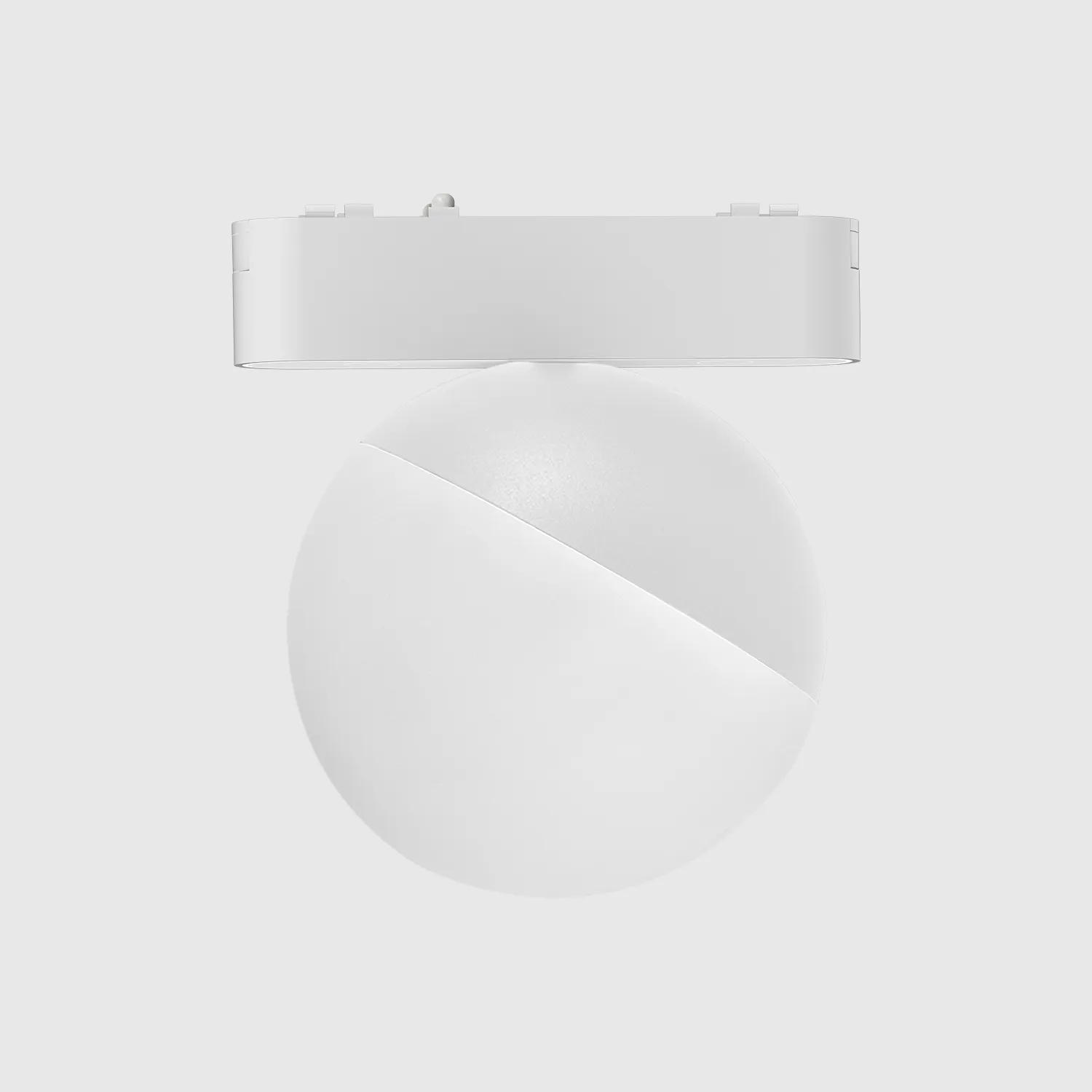 Projetor Magnetico Esférico Branco Para Calha 10W 4000K Projetor Magnetico Esférico Branco Para Calha 10W 4000K