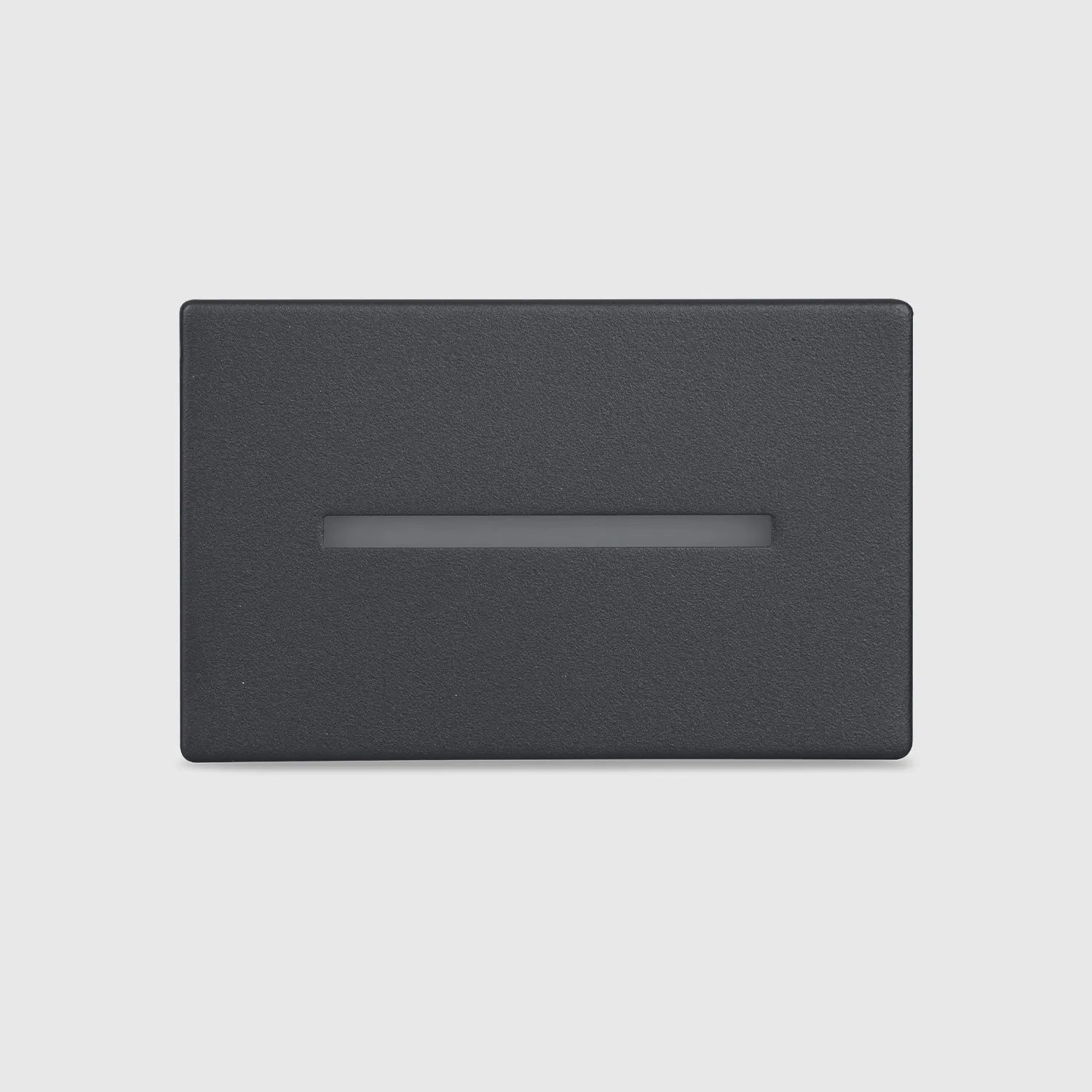 Aplique Parede De Embutir Retangular Antracite 3W 3CCT Aplique Parede De Embutir Retangular Antracite 3W 3CCT