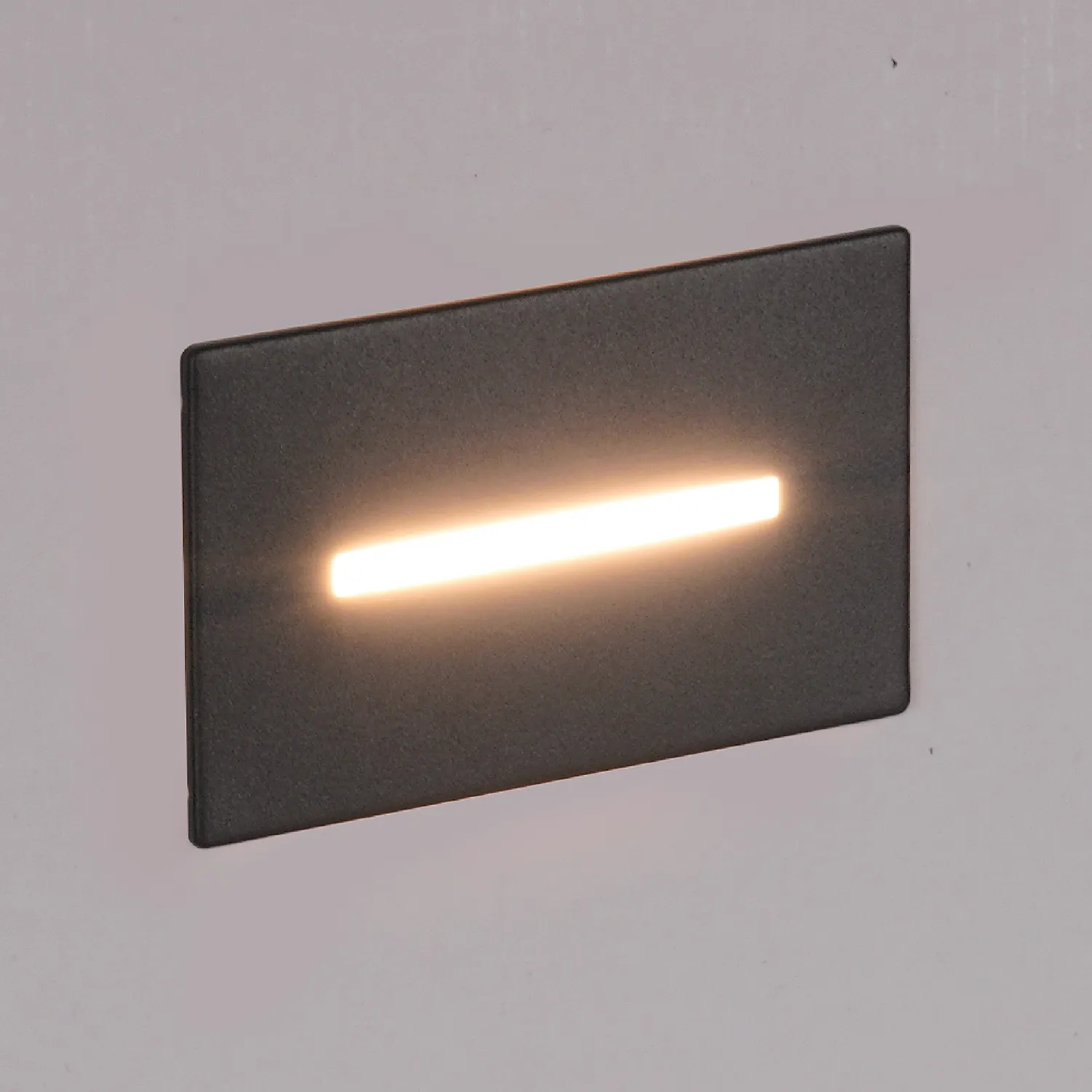 Aplique Parede De Embutir Retangular Antracite 3W 3CCT 2 36648 last 1.webp