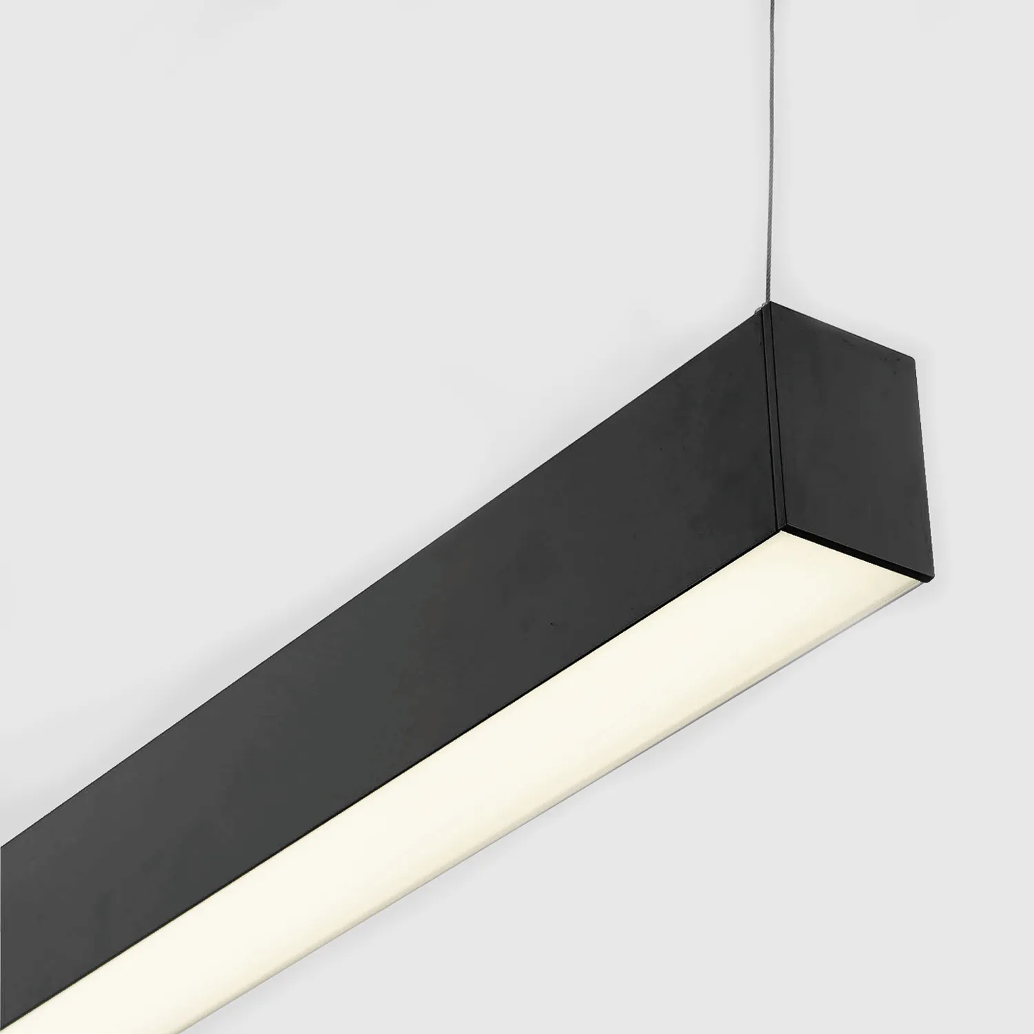 Linea LED 120Cm 40W Preta 3000K Linea LED 120Cm 40W Preta 3000K