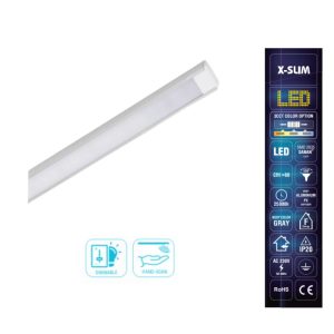 Armadura LED 10W X-SLIM LX 3CCT 120cm Dimável 5609647053735
